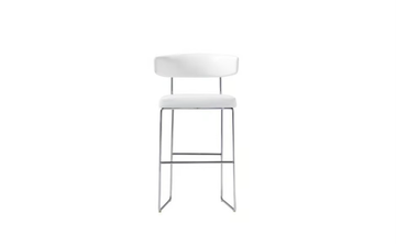 TAURO BQ4202 - Sled base upholstered stool with footrest by Andreu World - view 3